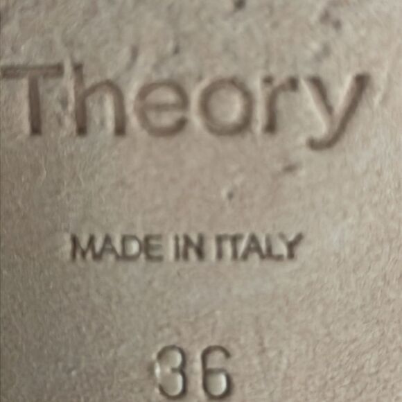 Theory Leather Thong Style Sandals - Picture 7 of 7